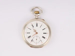1902 JWC (IWC) Pocket Watch Silver Case - Picture 1 of 9