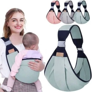 Easy Carrying Wrap Baby Carrier Front Holding Toddler Carrier Ring Sling - Picture 1 of 21