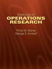 Methoden der Operationen Forschung, Morse, Kimball, Gas, (INT) 9780486432342 Neu-,