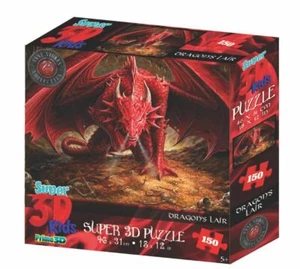 Ana Stokes Dragon's Guarida 150 Pieza 3D-Look Puzle Rompecabezas ( Kc ) - Imagen 1 de 2