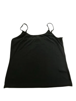 Топ безрукавка Chicos Travelers черный гладкий со спагетти-ремешком размер 3 (США XL/16) - Изображение 1 из 4