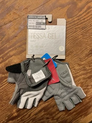 GUANTES CICLISMO GIRO MUJER TESSA SUPER GEL, BLANCO/TITANIO Foto 1 de 3