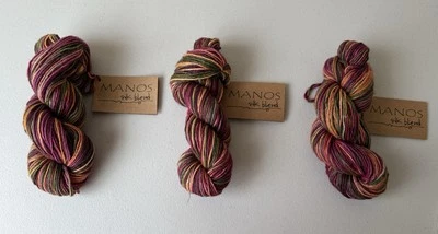 3 Manos Del Uruguay Extra Fine Wool Kettle Dyed 70/30 Merino Wool Silk Yarn 3109 - Image 1 of 4