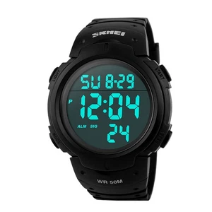 Orologio Uomo Sportivo Digitale Schermo LED Quadrante Grande Militare Impermeabile Orologi US - Foto 1 di 8