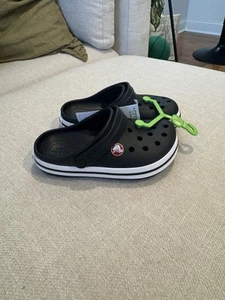 Crocs Kid's Crocband Clog in Black, Sz C11, NWT - Picture 1 of 10