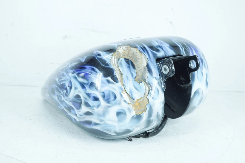 2001 Harley Dyna FXDXT Super Glide Оригинальный Резервуар для Бензина Топлива ПОМЯТЫЙ - Изображение 1 из 4