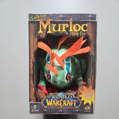 Juguete de peluche World of Warcraft Talking Murloc con caja Blizzard JINX 2008 NUEVO EN CAJA leer Foto 1 de 4