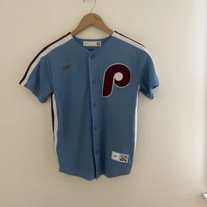 Phillies Nike Throwback Jersey JT Realmuto Cooperstown 10/12 Youth - Picture 1 of 5