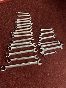 NOS Craftsman USA VA Series SAE Combination Wrench Open Lot Set 12 Point ๐ฅ22pc - Picture 1 of 10