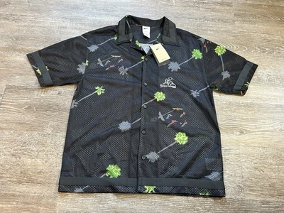 NUEVA $100 Nike Hoops Island Camisa de Malla con Botones Temporada Fuera DM8782-010 Pequeña Foto 1 de 4