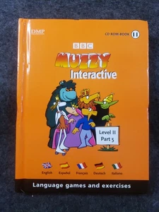 BBC Muzzy Level II Part 5 CD ROM-Book 11 Interactive Games And Exercises (C6B4) - Imagen 1 de 10