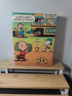 Rompecabezas vintage 1975 Peanuts Golden Snoopy And Friends 63 piezas sellado/nuevo Foto 1 de 4
