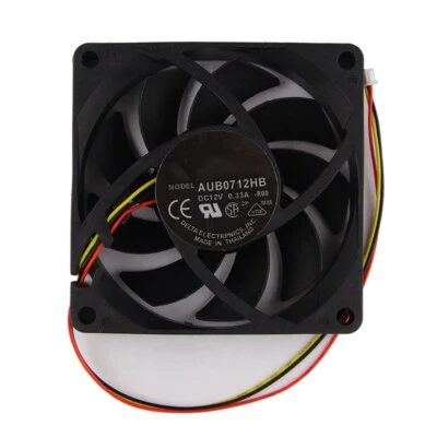 For Delta AUB0712HB 70*70*15mm 12V 0.33A Chassis Projector Cooling Fan 3pin - Image 1 of 3
