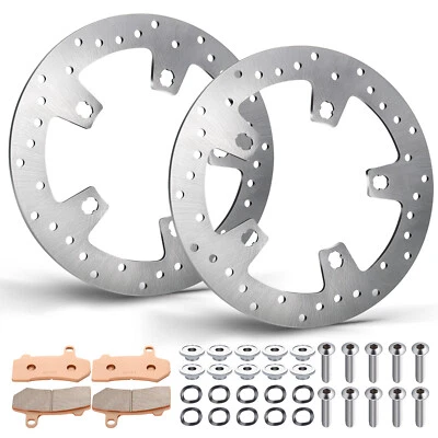 11.8" Front Brake Rotors Kit for Harley Touring FLHX FLHXS FLTRX FLHT 2015-up - Image 1 of 4