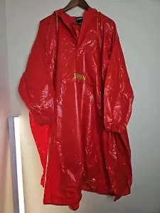 VTG 90's FERRARI Hooded Rain Coat Jacket Poncho - Picture 1 of 11