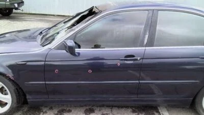 01 02 03 04 05 BMW 330I Left Drivers Side Blue Front Door PAINT CODE 317 OEM - Image 1 of 4