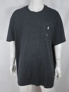 Polo Ralph Lauren Men's Big & Tall 4XLB Jersey pocket Black Heather NWT - Picture 1 of 4