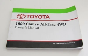 90 1990 Toyota Camry All-Trac 4WD Owner's Manual  - Imagen 1 de 5