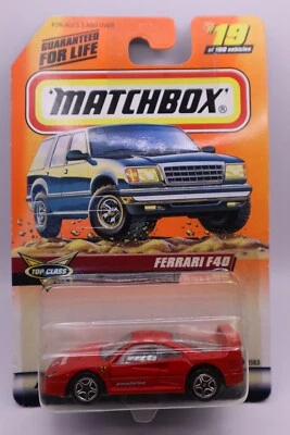 MATCHBOX FERRARI F40 RED #19 of 100 VEHICLES FROM 1998 - Image 1 of 3