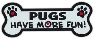 Imanes en forma de hueso de perro: ¡los pugs se divierten más! | Coches, camionetas, buzones de correo - Imagen 1 de 1