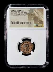 NGC Certified AD 308 - 324 Roman Empire Licinius I Nummus Variety #4 - Picture 1 of 4