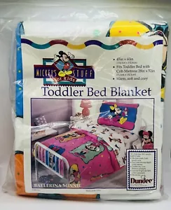 Vintage Ballerina Minnie Toddler Bed Blanket 45 X 60. New In Package - Picture 1 of 3