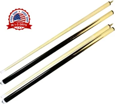 Taco Palo De Billar Pool Profesional Madera 58 Pulgadas Elegante Calidad 2 PCS