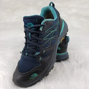 THE NORTH FACE Blue Black Oitdoor Trail Hiking Shoes Womens Size US 6.5 EUR 37.5 - Picture 1 of 5