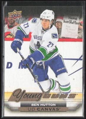 2015-16 Upper Deck #C239 Ben Hutton Young Guns Rookie Canvas - Image 1 of 2