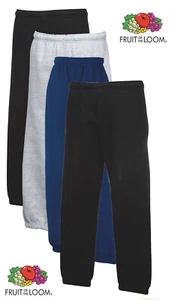 Früchte Von Loom Kinder Jungen Mädchen Einfarbig Sweat Joggen Trainingshose - Bild 1 von 6