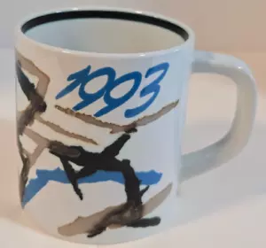Taza de café anual Royal Copenhagen Fajance 1993 Dinamarca 4,5" - Imagen 1 de 10