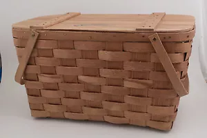 Henry Weinhard's Private Reserve Picknickkorb aus Holz 20,5"x12"x11,5" - Bild 1 von 12