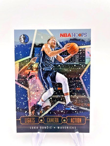 Luka Doncic 2020 Panini NBA Hoops Winter Lights Camera Action #18 Mavericks
