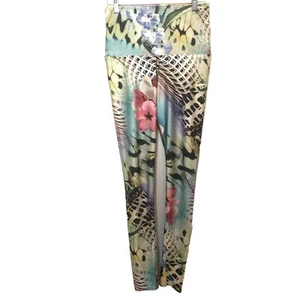 Emily Hsu Designs Tropical Floral Leggings Large - Picture 1 of 8