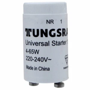 GE 155/500 FSU FLUORESCENT T5 T8 T12 TUBE LIGHT CFL LAMP STARTER 4W - 65W 240V - Picture 1 of 4