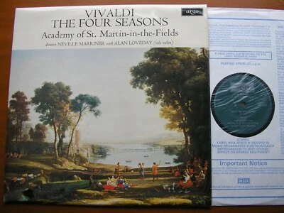VIVALDI: THE FOUR SEASONS   MARRINER / ASMIF ZRG 654    NM - Image 1 of 3