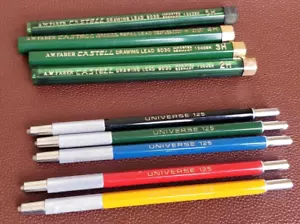 NOS Vintage set of 5 ~ UNIVERSE 125 Mechanical Lead holder Pencil-Made In ITALY - Picture 1 of 24