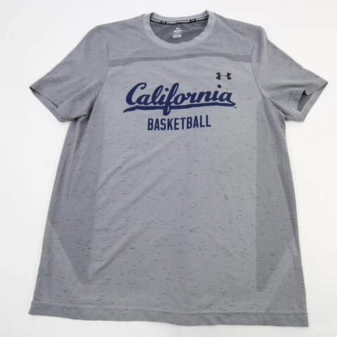 California Golden Bears Under Armour Short Sleeve Shirt Men's Gray Used Cover
