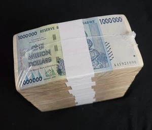 Zimbabwe 1000 x 1 milione di dollari 2008 - Scegli- 77 1000 pezzi usati - Foto 1 di 3