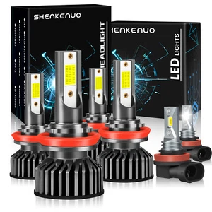 For Volvo V70 2007-2010 6000K Combo LED Headlight High/Low Beam + Fog Light Bulb - Picture 1 of 12