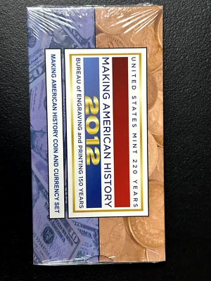 U.S. Mint 2012 Making American History coin and currency set w/CoA - Image 1 of 2