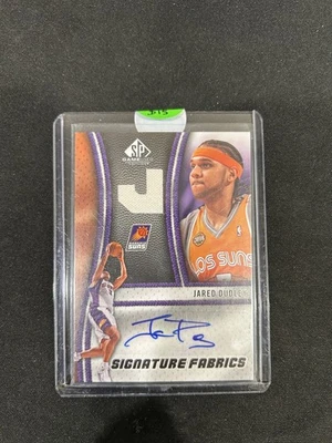 2009-10 Upper Deck SP Jared Dudley Signature Fabrics RPA Auto #VU9JT - Image 1 of 2