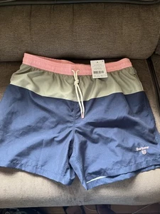 Tronchetto da bagno Barbour Johann Colorblock XL foderato in rete colore rosa cordino sale nuovo - Foto 1 di 5