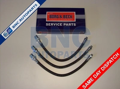 JUEGO DE MANGUERAS DE FRENO DELANTERAS Y TRASERAS (3) para MORRIS MINOR de 1962 a 1971 - Borg & Beck Foto 1 de 2