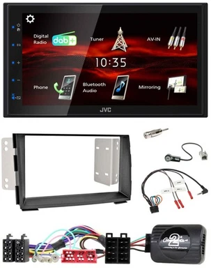 JVC USB Bluetooth Lenkrad DAB 2DIN Autoradio für Kia Venga 2010-2019 - Bild 1 von 4