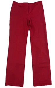 NWT Ann Taylor The Sophia Lightweight career Breathable Pants Red Size 4 - Afbeelding 1 van 7