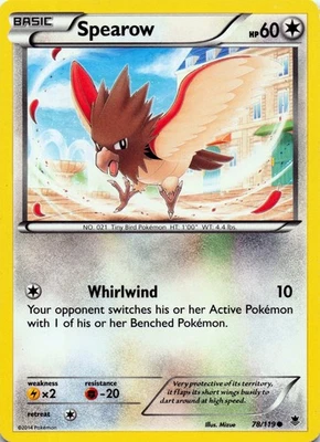 Spearow 78/119 XY - Phantom Forces  - LP - Image 1 of 2