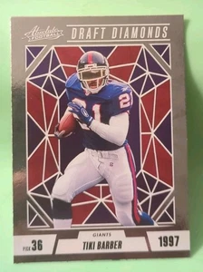 2024 Panini Absolute - Draft Diamonds - Chrome - Tiki Barber #DD-TBR - Picture 1 of 2