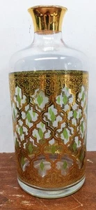 CULVER VALENCIA Jarra Oro 22K Verde Español Marroquí MCM Diseño 8.5" - Imagen 1 de 9