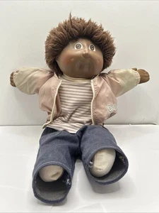 RARE Vintage Cabbage Patch Kid African American Boy Fuzzy Hair 1983 - Picture 1 of 12